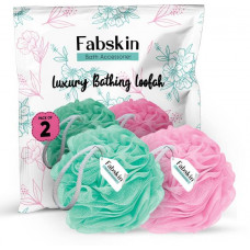 Fabskin Loofah  (Pack of 2, Multicolor)